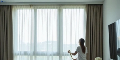 Delicate sheer drape cleaning bayswater-vic Matty Curtain Cleaning