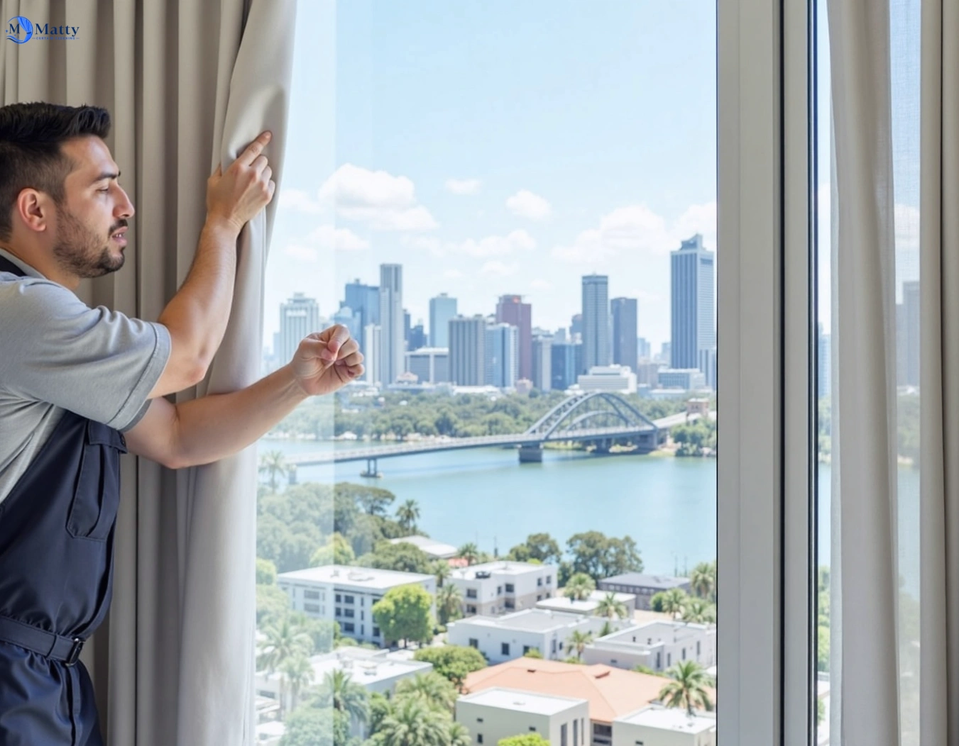 Professional curtain steam cleaning service bayswater-vic QLD by Matty Curtain Cleaning