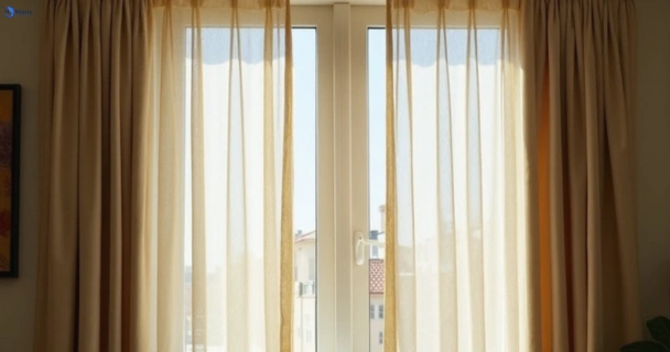 Dull dusty drapes in bayswater-vic before professional cleaning